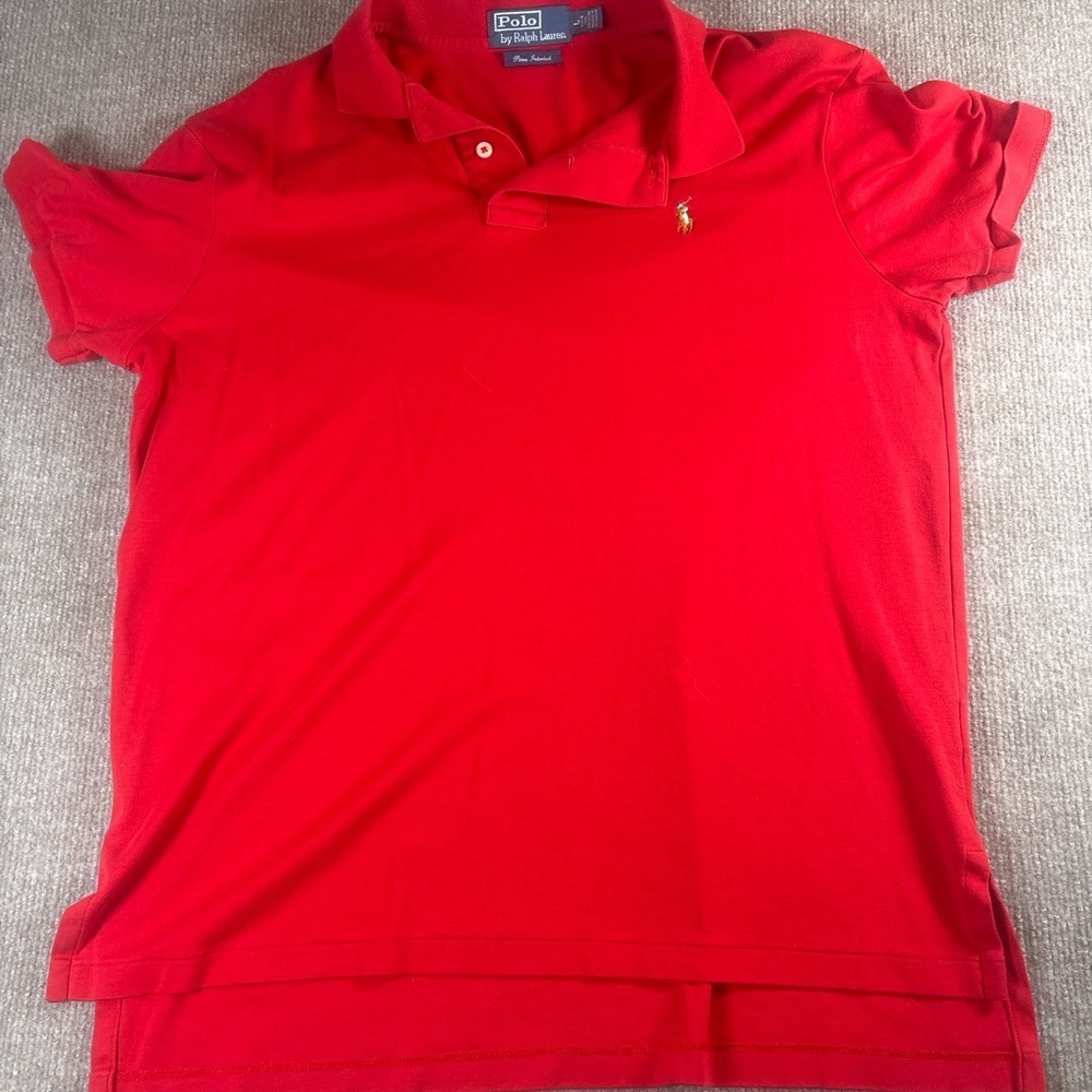 Ralph Lauren Vibrant Red Polo Shirt